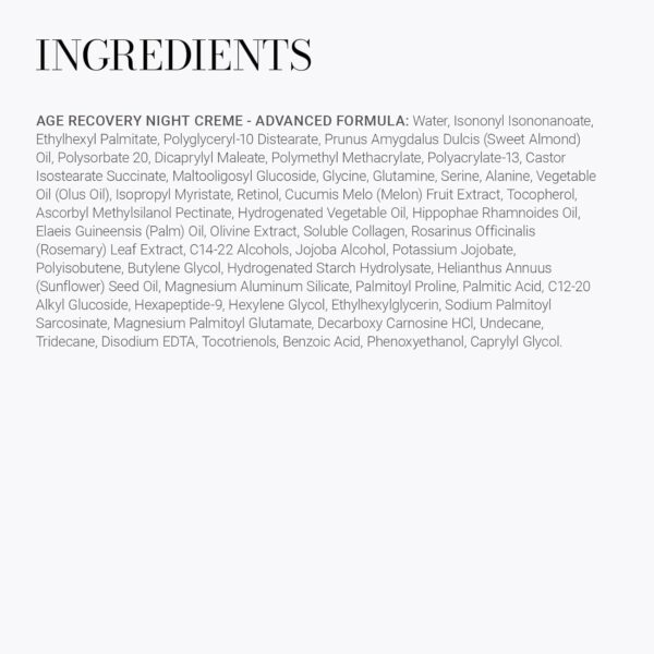 Meaningful Beauty Age Recovery Night Crème with Retinol