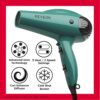 Revlon Volume Booster Hair Dryer | 1875W for Voluminous Lift and Body, (Green)