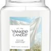 Yankee Candle Large Jar Scented Candle with up to 150 Hour Burn Time, Premium Plant Wax Blend for Consistent Burn, 22 oz Jar Candle with Room Filling Fragrance, Clean Cotton