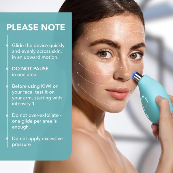 FOREO KIWI Whitehead & Black Head Remover for Face - Facial Skin Care Tools - Blackhead Extractor for Face & Nose - No Pore Strips Suction - Quick & Effective Blackhead Remover Device