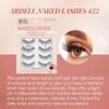 Ardell Naked Lashes 422 Multipack, Natural-looking and Lightweight False Eyelashes, 4-pairs, 1-Pack