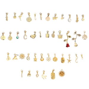 Add-on Charms, Initial, Zodiac, Birthstone, Heart, Moon, Sun, Stainless Steel Charms for Bracelets, Birthday Gifts for Her – Add-on-charms