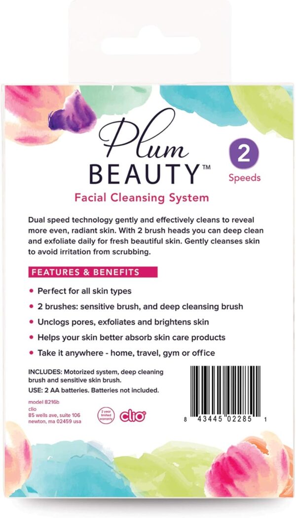 Plum Beauty Facial Cleansing System Perfect for All Skin Types