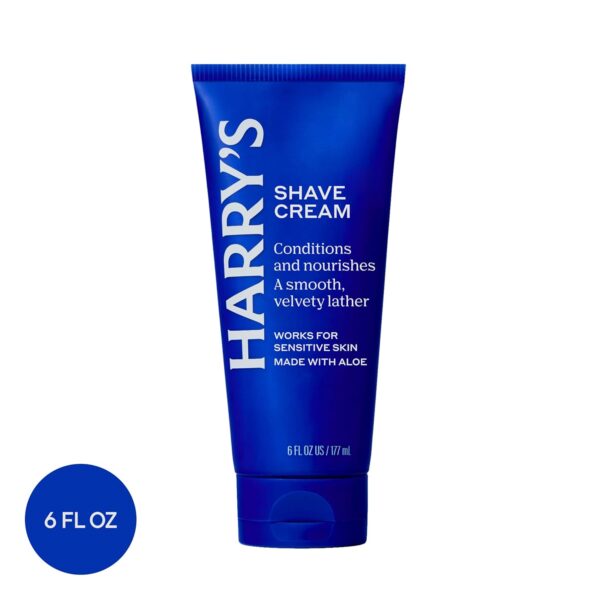 Harry's Shaving Cream for Men with Aloe and Eucalyptus - (2 Pack) 6 oz - Conditions Skin and Softens Facial Hair for Shaving - Safe for Sensitive Skin