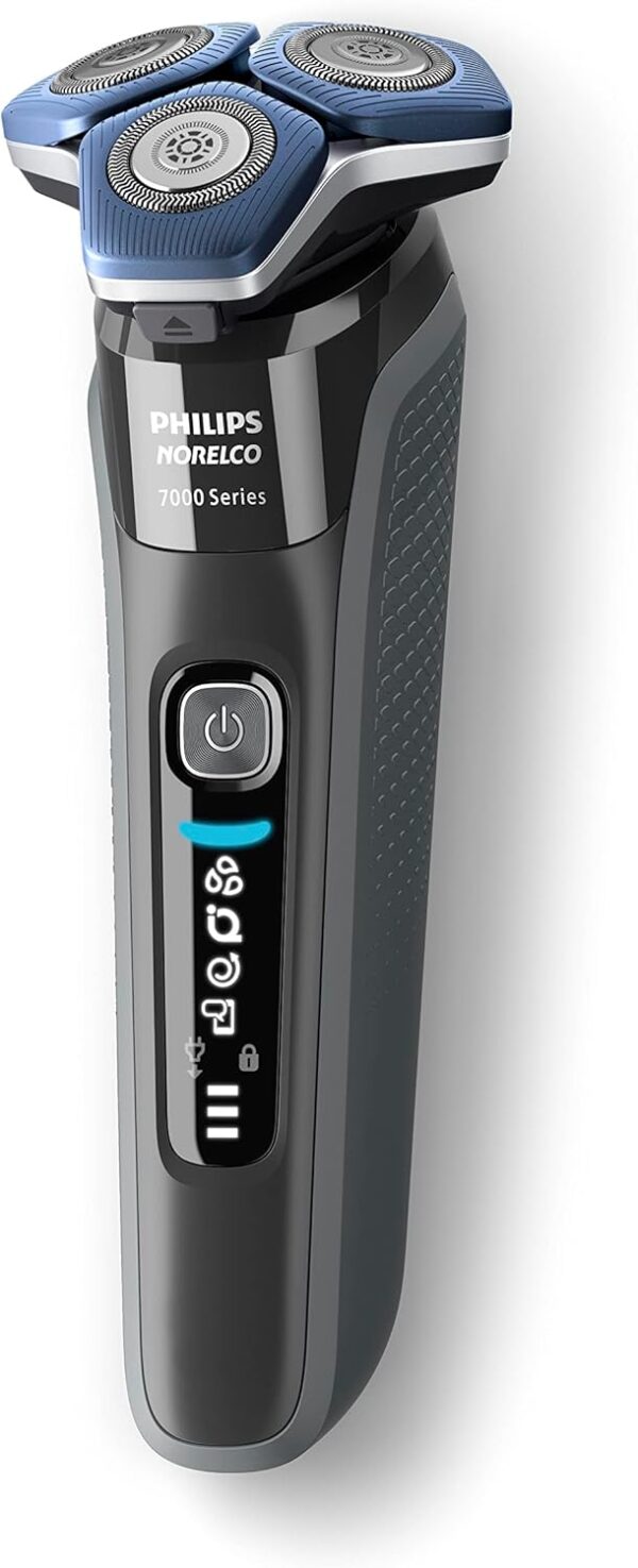 Philips Norelco Shaver 7200, Rechargeable Wet & Dry Electric Shaver with SenseIQ Technology and Pop-up Trimmer, S7887/82