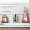 71f3X0SMzL._SL1200_.jpg TAO Clean Ona Diamond Orbital Facial Brush and Cleansing Station, Electric Face Cleansing Brush with Ergonomic Handle, Dual Speed Settings, Rose Gold