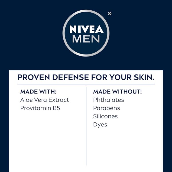 NIVEA MEN Maximum Hydration Post Shave Balm with Aloe Vera and Provitamin B5, 3 Pack of 3.3 Fl Oz Bottles