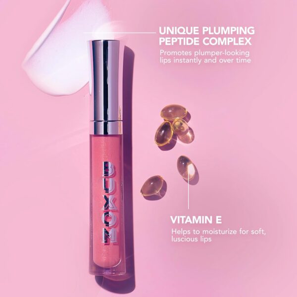 BUXOM Full-On Plumping Lip Polish, Tinted Lip Plumper Gloss, Plumping Formula with Peptides & Vitamin E, Moisturizing Lip Plumping Gloss