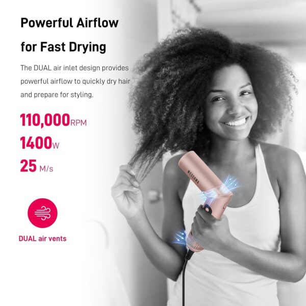 Straightener and Curler 2 in 1 with Vented Cool Air to Lock in Style, Flat Iron Curling Wand