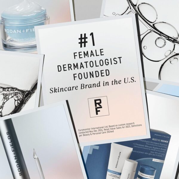 Rodan + Fields REDEFINE AMP MD System | Includes Derma-Roller & Hydrating Intensive Renewing Serum | Skincare Set with Vitamin A | Beauty Tools