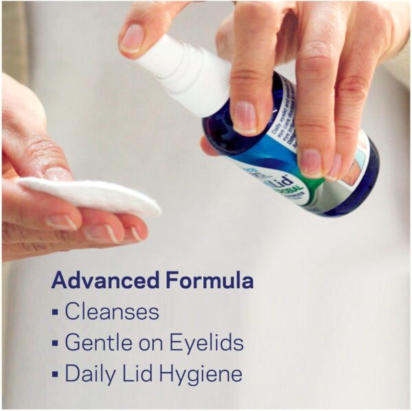 TheraTears SteriLid Antimicrobial Eyelid Cleanser and Face Wash, for irritated eyes, 2 Fl Oz