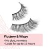 Eylure Pre-Glued Wispy Light Texture Eyelashes, No.117, Twin Pack