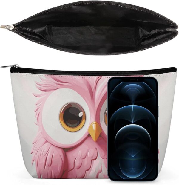 Makeup Bag for Women Cosmetic Bags Owl Travel Toiletry Bag Cute Zipper Make Up Bags Large Capacity Make Up Case Organizer Portable Makeup Pouch for Travelling Gift
