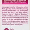Nature's Bounty Optimal Solutions Hair Growth Supplement with Biotin, Hair Growth Vitamins with Biotin Silicon & Arginine, 1 Per Day, 30 Capsules, One Month Supply