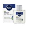 Nivea Men Sensitive Soothing Post Shave Balm with Vitamin E, Pro-Vitamin B5 and Chamomile Extract, Alcohol Free After Shave Balm for Men, 3 Pack of 3.3 Fl Oz Bottles