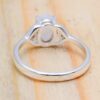 Rainbow Moonstone Natural Gemstone Rings 925 Sterling Silver Ring For Her (6.75)