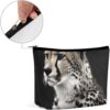 Toiletry Bag for Women Cheetah Cosmetic Bag Portable Capacity Travel Makeup Bags with Zipper Lightweight Cute Beauty Makeup Organizer for Traveling, Accessories, Essentials