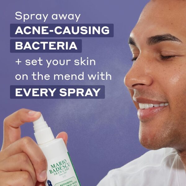 Mario Badescu Repairing HOCl Facial Spray with Hypochlorous Acid – Soothes & Calms Angry, Irritated Skin, Reduce Redness & Flare-Ups – pH Balancing, Non-Irritating Cleanser, Fragrance-Free
