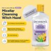 Dickinson's Micellar Cleansing Witch Hazel, An All-in-1 Makeup Remover, Pore Refiner, Skin Cleanser and Toner; Alcohol Free with Aloe, for Sensitive Skin, 8oz