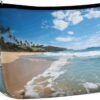 Makeup Bag for Women Cosmetic Bags Clear Sky Wave Beach Travel Toiletry Bag Cute Zipper Make Up Bags Large Capacity Makeup Case Organizer Portable Makeup Pouch for Travelling Gift