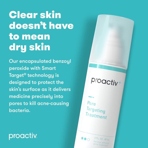 Proactiv+ Benzoyl Peroxide Gel Acne Treatment - Pore Targeting Acne Spot Treatment - 90 Day Supply, 3 oz.
