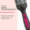 REVLON Perfect Match Hot Styler - Heated Blowout Brush to Style and Extend Blowouts, Hot Brush for Curls, Body, and Volume, Reduces Frizz and Boosts Shine