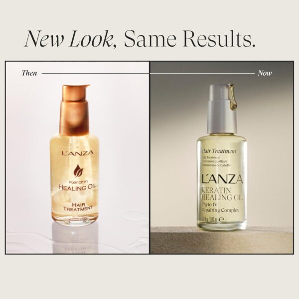 L'ANZA Keratin Healing Hair Oil Treatment, Keratin Hair Treatment, Hair Oil For Damaged Hair, Revives & Nourishes, Sulfate Free Healing Oil for Hair with Phyto IV Complex, Cruelty Free Hair Care