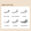 KISS My Lash But Better, False Eyelashes, 'All Mine', 10 mm, Includes 1 Pair Of Lashes, Contact Lens Friendly, Easy to Apply, Reusable Strip Lashes, Glue-On