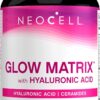 NeoCell Glow Matrix With Hyaluronic Acid Capsules, Essential Lubricant, Supports Tissue Hydration, Gluten Free, Unflavored, 90 Count, 1 Bottle