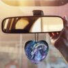 Zodiac Capricorn Sign Novelty Car Air Fresheners 5 Pcs Funny Printed Pendant Decoration Hanging Accessories 3×4 3.5×3.5 Inches
