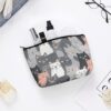 Makeup Bag for Women Cosmetic Bags Cute Funny Grey Cats Pattern Travel Toiletry Bag Cute Zipper Make Up Bags Large Capacity Makeup Case Organizer Portable Makeup Pouch for Travelling Gift