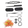 Hair Styling Modelling Tool Changeable for Multi Scene ABS Silicone 12pcs