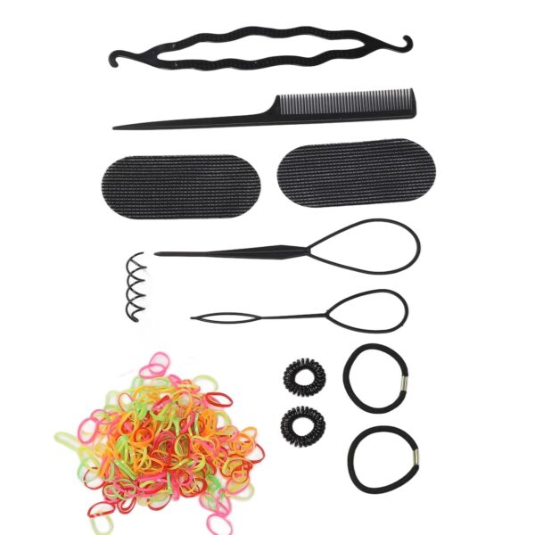 Hair Styling Modelling Tool Changeable for Multi Scene ABS Silicone 12pcs