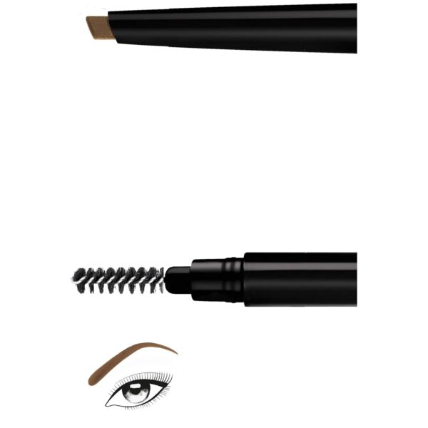 L'Oreal Paris Brow Stylist Shape & Fill Mechanical Eye Brow Makeup Pencil, Dark Blonde, 0.008 oz.