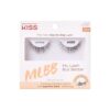 KISS My Lash But Better, False Eyelashes, 'All Mine', 10 mm, Includes 1 Pair Of Lashes, Contact Lens Friendly, Easy to Apply, Reusable Strip Lashes, Glue-On