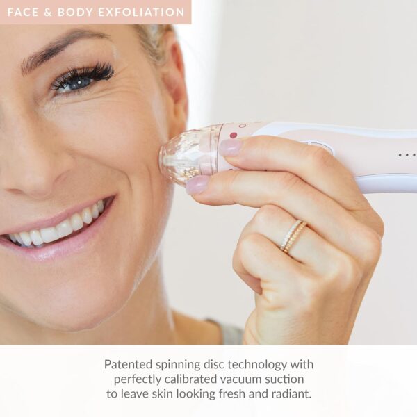 PMD Beauty x Disney Minnie Mouse Personal Microderm Elite Pro-At-Home Microdermabrasion Machine for Face and Body-Exfoliating Crystals & Vacuum Suction for Fresh & Radiant Skin-TruTier Technology