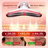 Facial Massager, 7 Colors Red Light Therapy for Face and Neck, Face Lift Device with 113°F Heating Vibration for Multi Skin Care