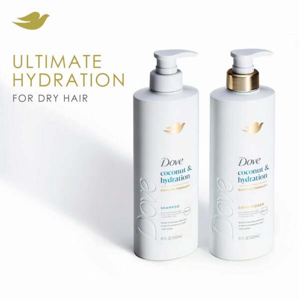 Dove Conditioner Coconut & Hydration for Dry Hair with Bio-Protein Care Technology and Coconut Oil 28 Fl Oz
