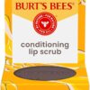 Burt's Bees Conditioning Honey Lip Scrub, Exfoliates & Conditions Dry Lips, with Honey Crystals, Use with Overnight Intense Treatment, Natural Origin Care, 0.25 oz.