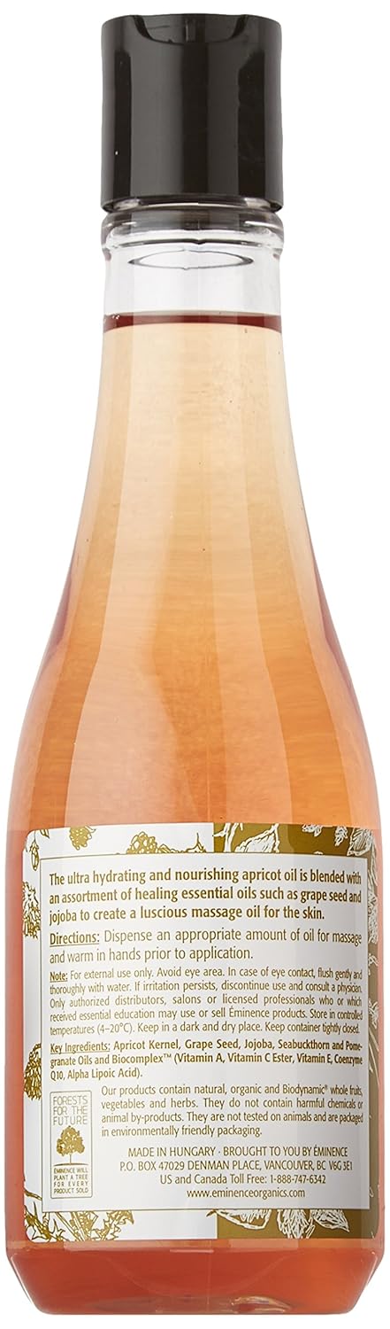 Eminence Apricot Body Oil for Unisex - 8.2 oz Oil