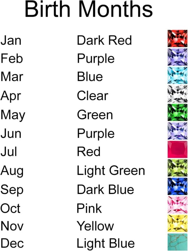 Bling Jewelry Customize Channel Set Crystal Eternity Band Ring Unisex Silver Toned Stainless Steel Birthstone Month Colors 6mm Sizes 5-12