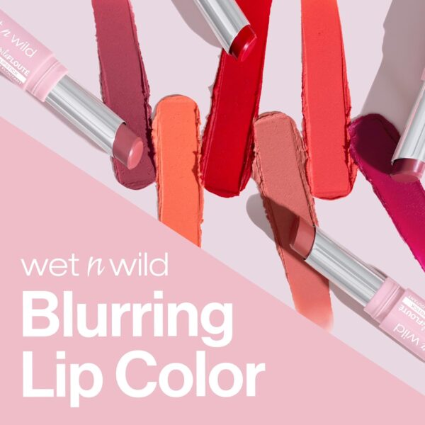 wet n wild Soft Blur Matte Lipstick, Velvety Semi-Sheer Buildable & Blendable Non-Drying Formula, Comfortable Wear, Vegan & Cruelty-Free - I'm Shy