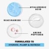 Olay Hyaluronic Acid Face Moisturizer, Instant Hydration for Women, Fragrance-Free - Dry Skin Solution, Glowing, Smoothing, Plumping, Renewing - Niacinamide, Amino Peptides 1.7 Oz