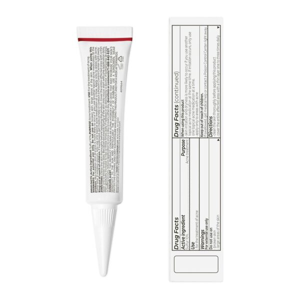 THAYERS Rapid Acne Treatment with 10% Sulfur, Sulfur Acne Treatment with Niacinamide and Glycolic Acid, Soothing and Non-Stripping Skin Care, 0.68 Fl Oz