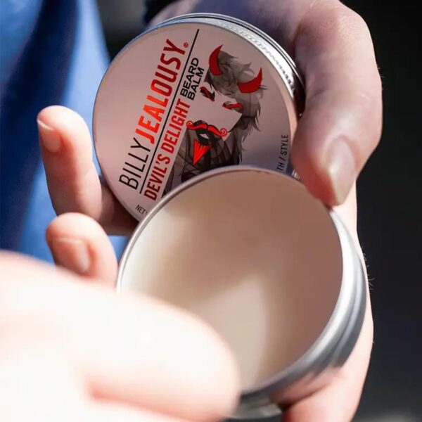 Billy Jealousy Beard Balm with Light Hold & Low Shine, Everyday Beard Styling Balm Loaded With Coconut, Shea & Sunflower Oils For Smooth & Nourished Facial Hair & Skin