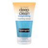 Neutrogena Deep Clean Invigorating Foaming Daily Exfoliating Facial Scrub with Glycerin, Gentle, Cooling & Exfoliating Gel Face Wash to Remove Impurities, Dirt, Oil & Makeup, 4.2 fl. oz