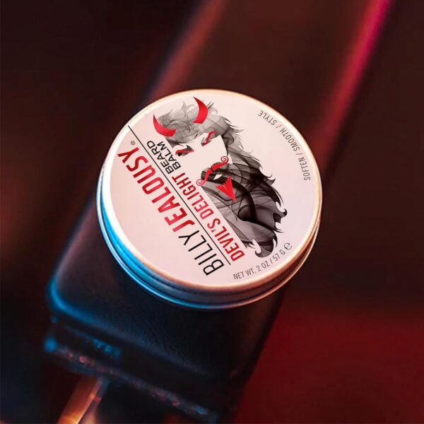 Billy Jealousy Beard Balm with Light Hold & Low Shine, Everyday Beard Styling Balm Loaded With Coconut, Shea & Sunflower Oils For Smooth & Nourished Facial Hair & Skin