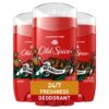 Old Spice Aluminum Free Deodorant for Men, 24/7 Odor Protection, 24/7 Freshness & Lasting Scent, Goes on Clear, Bearglove with Crisp Orchard Scent, 3.0 oz (Pack of 3)