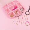 Make It Real Juicy Couture: Glitz ‘N Glam Charm Bracelets - 494pc DIY Kit, Design & Create 18 Cord & Ribbon Bracelets, Bead Jewelry, Storage Case, Girls & Kids 8+