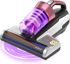 Jimmy Mattress Vacuum Cleaner, Bed Vacuum Cleaner with UV-C Light & Ultrasonic, 15Kpa Suction 500W Powerful Handheld Vacuums for Dust & Pet Hair with HEPA (BX5 Pro, Corded)